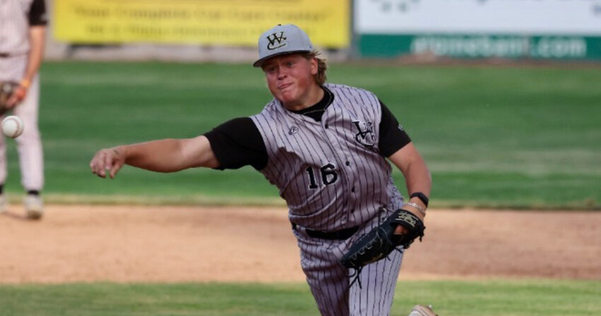 Weatherford College pitcher Davin Ronquist delivers during the drubbing of College of Central Florida on May 29.