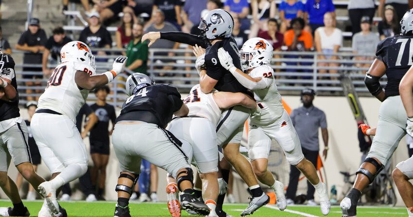 The Aledo defense that pressured Guyer's quarterback will be put to the test again against Lancaster.