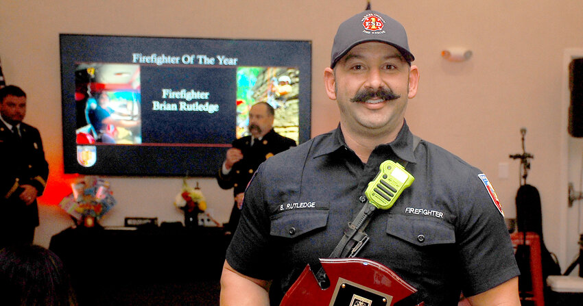 Firefighter of the Year Brian Rutledge