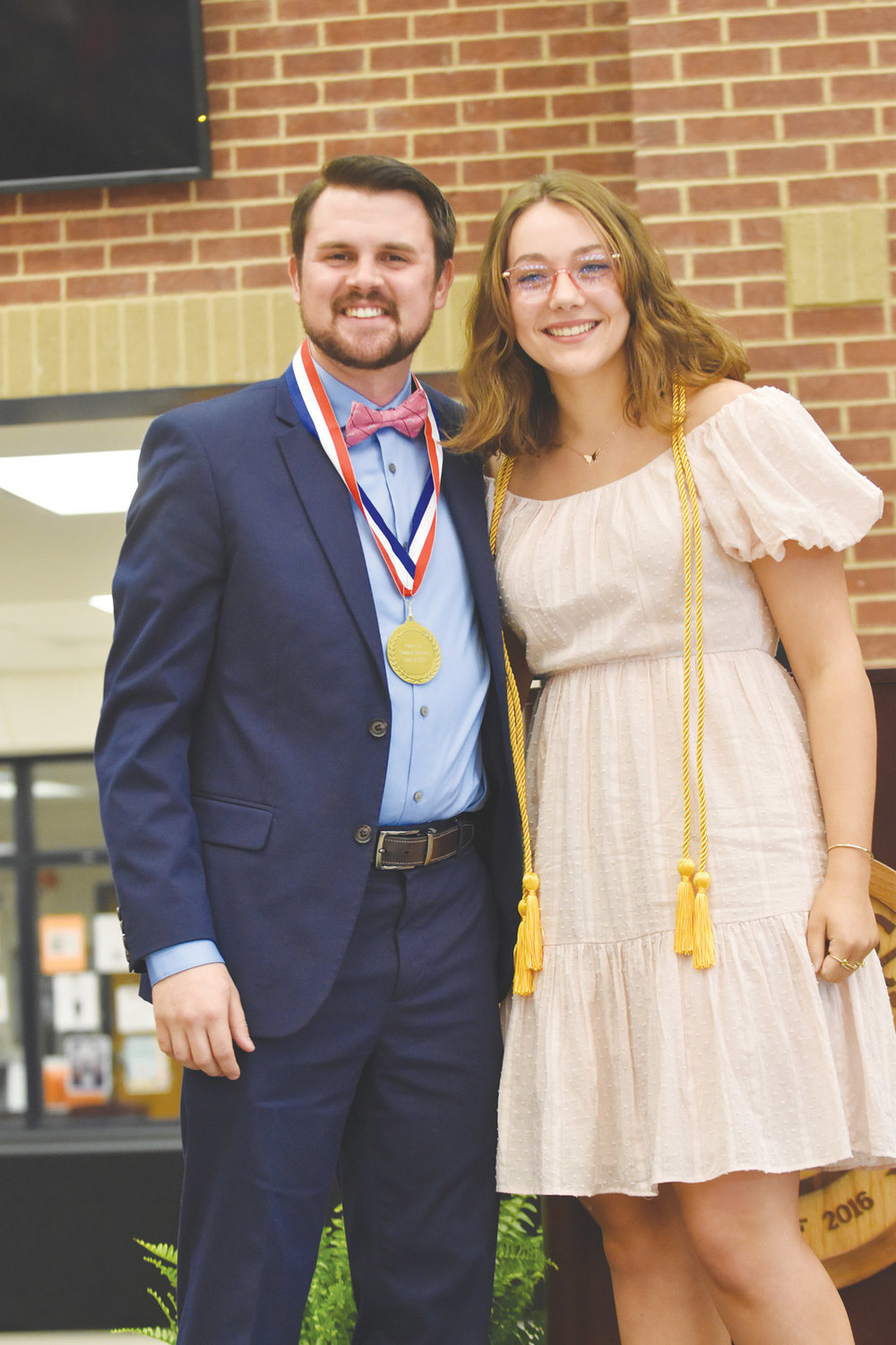 Elizabeth Clements is the daughter of Mr. and Mrs. Clements. Elizabeth plans to attend Mississippi State University in the fall. Elizabeth honored Mr. Dexx Moore.