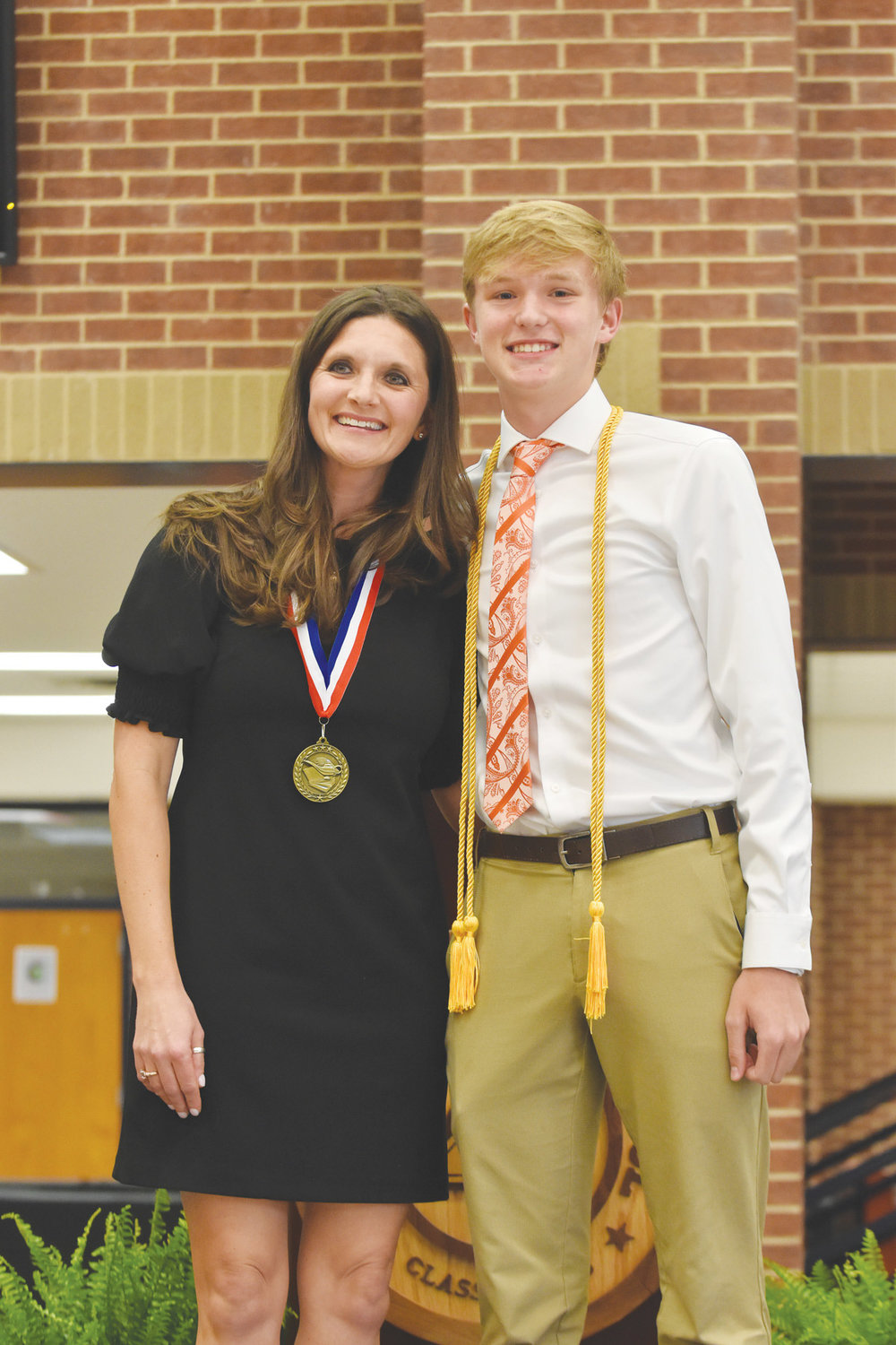 Blake Nuttall is the son of Tyler and Vallarie Nuttall. Blake plans to attend BYU, major in finance, minor in sports management, and become a sports agent. He honored Mrs. Jamie Rinehart.