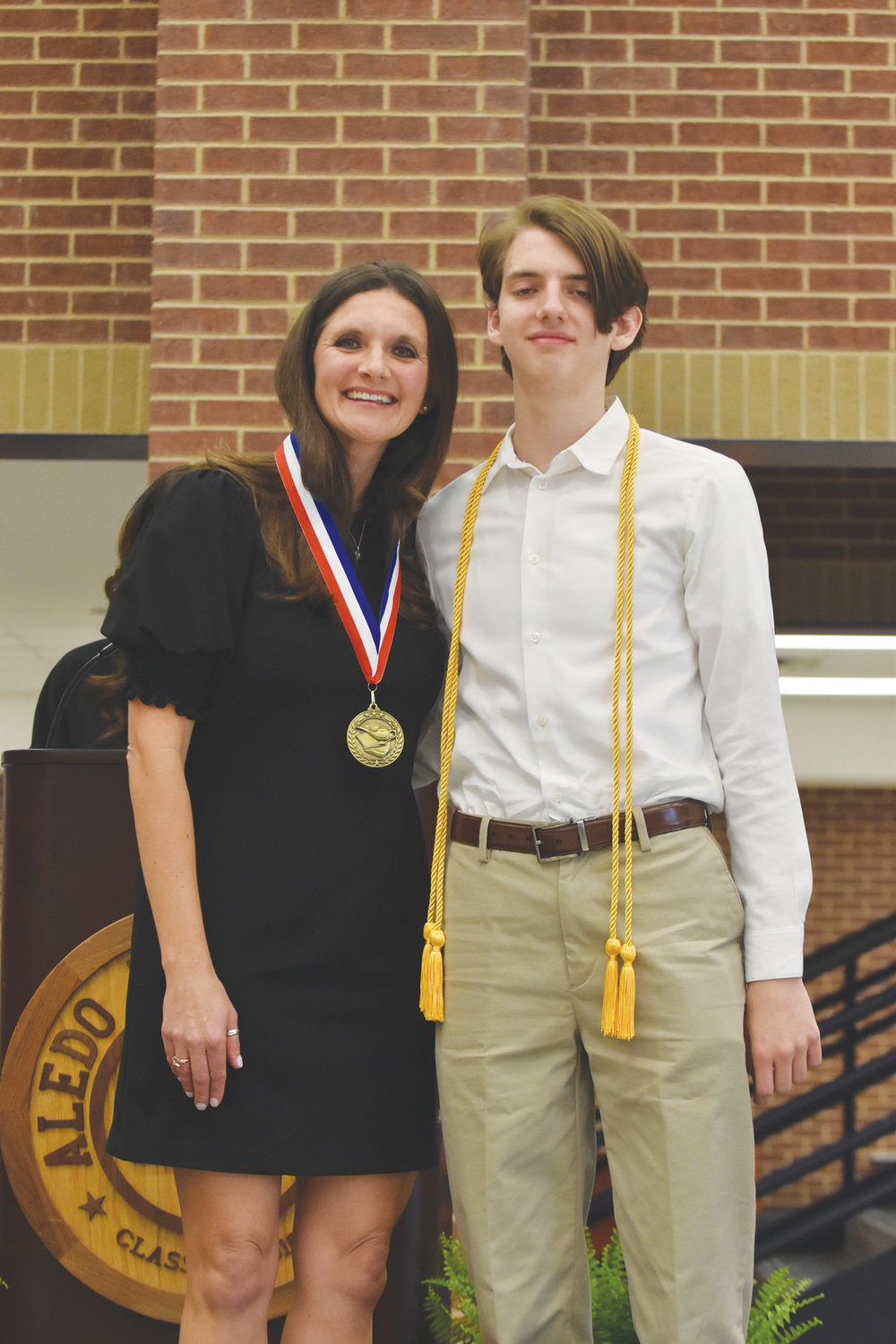 William Reynolds is the son of Todd and Julie Reynolds. William plans to attend the University of Texas at Austin where he will double major in Japanese and computer science. He honored Mrs. Jamie Rinehart.