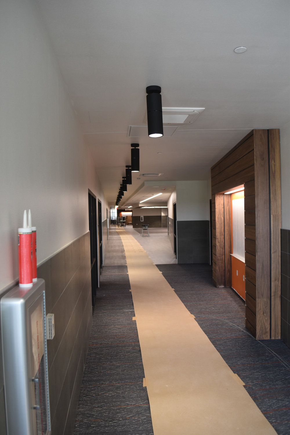 Grade level hallway