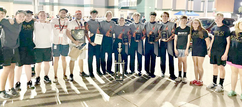 The first-place Aledo Drumline