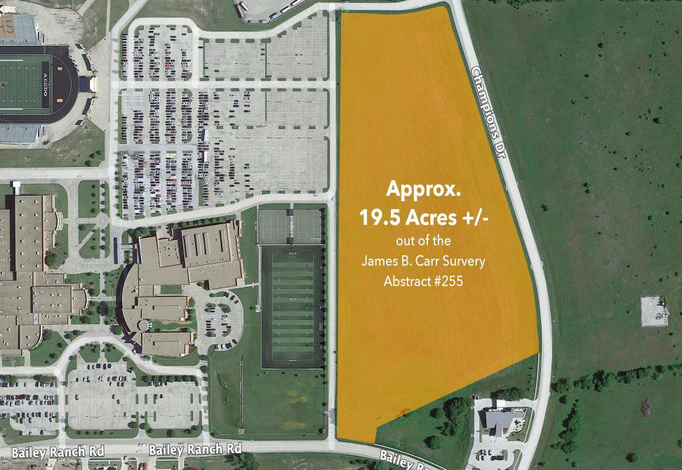 The Aledo ISD has made an offer on 19.5 acres adjacent to the Daniel Ninth Grade Campus.