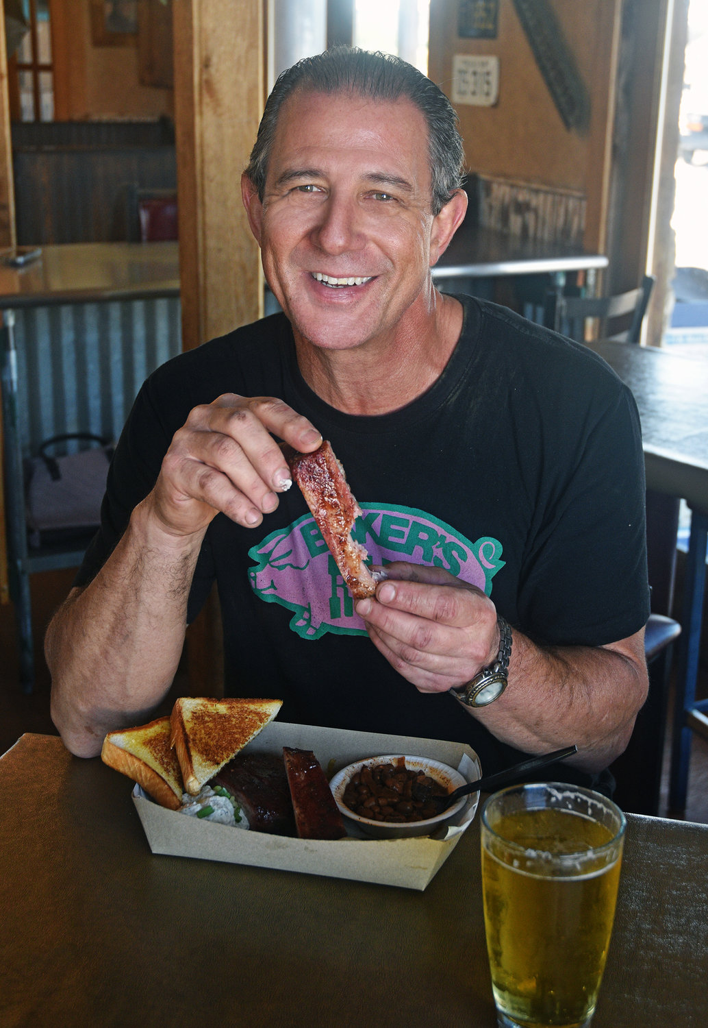 Brian Krier became a pitmaster nearly three decades ago and he and wife DeeAnna are still serving up delicious barbecue and more at Baker's Ribs.