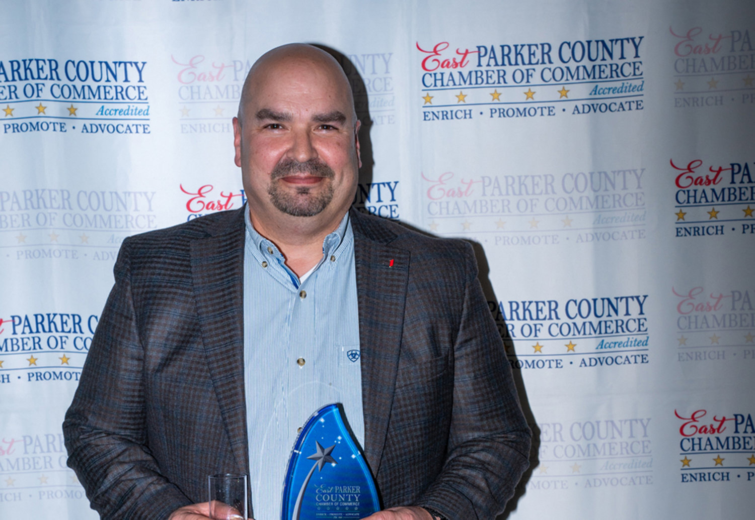 Paul Bruns of First Financial Bank won the Businessperson of the Year Award.