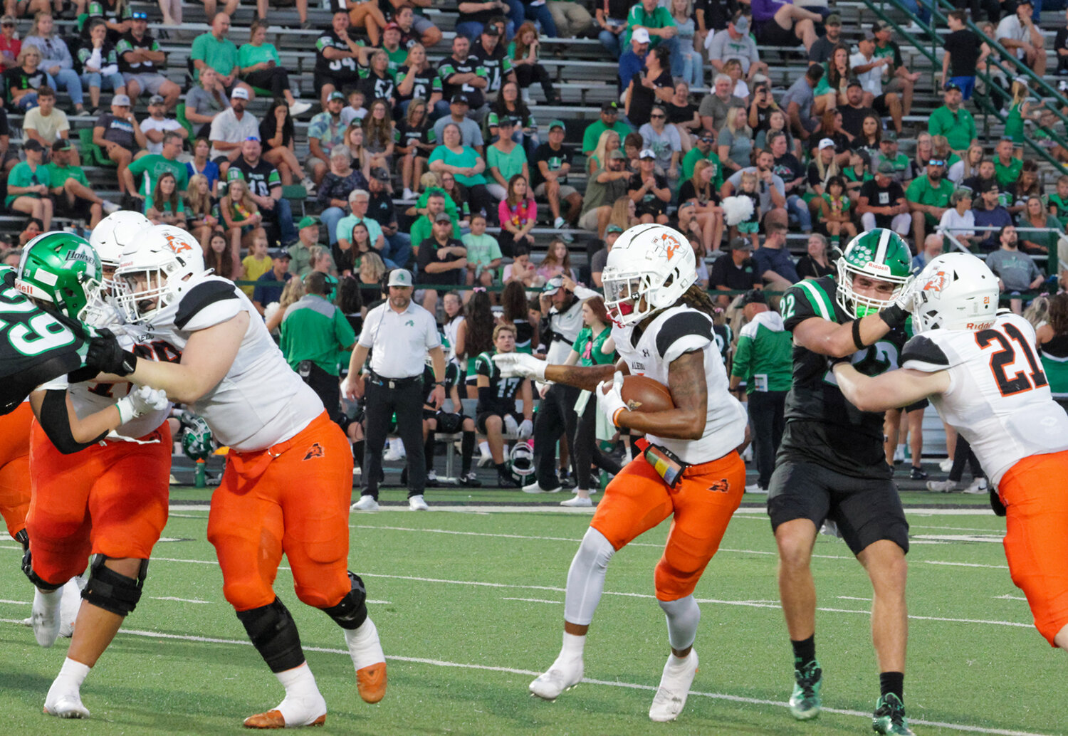 Hawk Patrick-Daniels carried 14 times for 64 yards and two touchdowns against Azle.