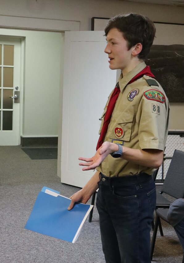 Sidney Eagle Scout Project: an equipment building for Keith Clark Park ...