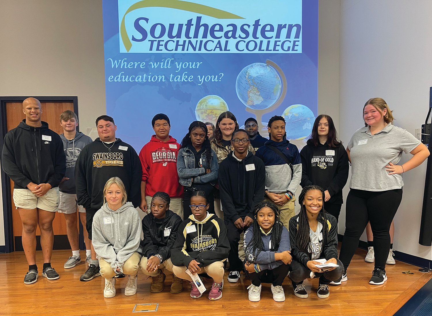 SHS STUDENTS TOUR SOUTHEASTERN TECHNICAL COLLEGE