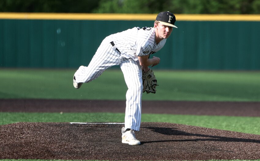 Fayette junior Ethan Bean pitched five solid shutout innings with eight strikeouts.