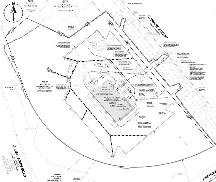 Plans for a McDonald’s restaurant are in the works, replacing Aubuchon Hardware.