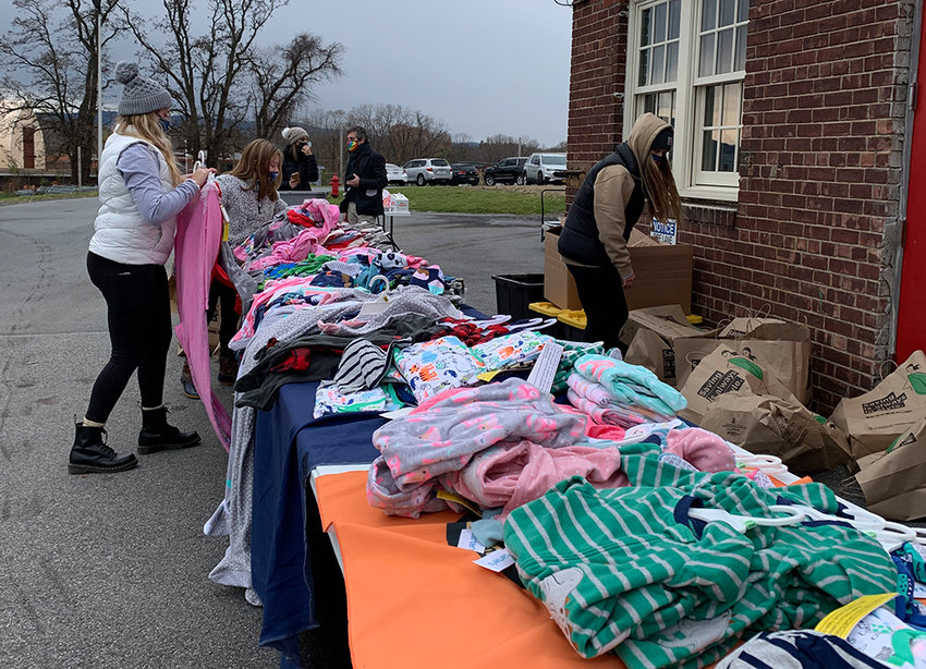 The New York State Laborers Union Local 17 staff distributed more than 350 pairs of pajamas and 400 pillows to those in need in Newburgh.
