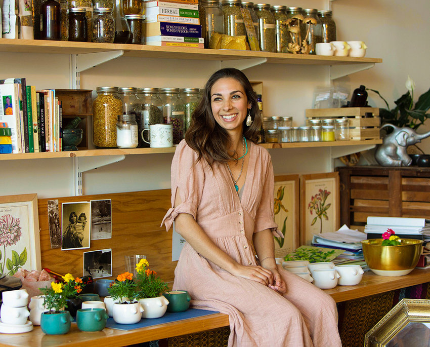 Sasha Geerken of Newburgh helps intersect herbalism and women&rsquo;s wellness with her work as a doula, midwife and herbalist.