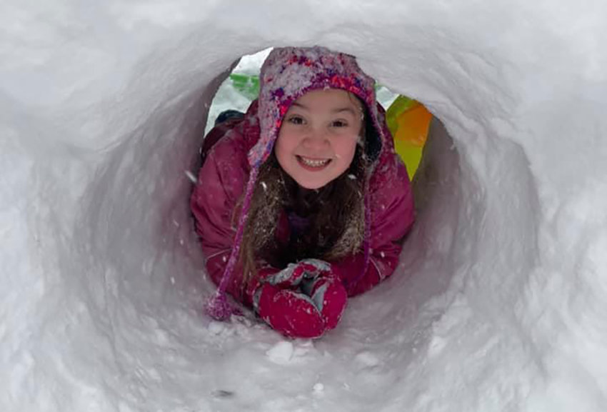 Jen Burke was one of the Wallkill Valley Times readers who responded to our call for snow day photos after this week&rsquo;s storm dumped two feet on the valley.