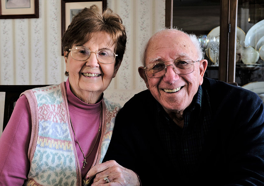 Ruth and James Aurigemma have been honored by the Catholic Archdiocese of New York for 65 years of marriage.