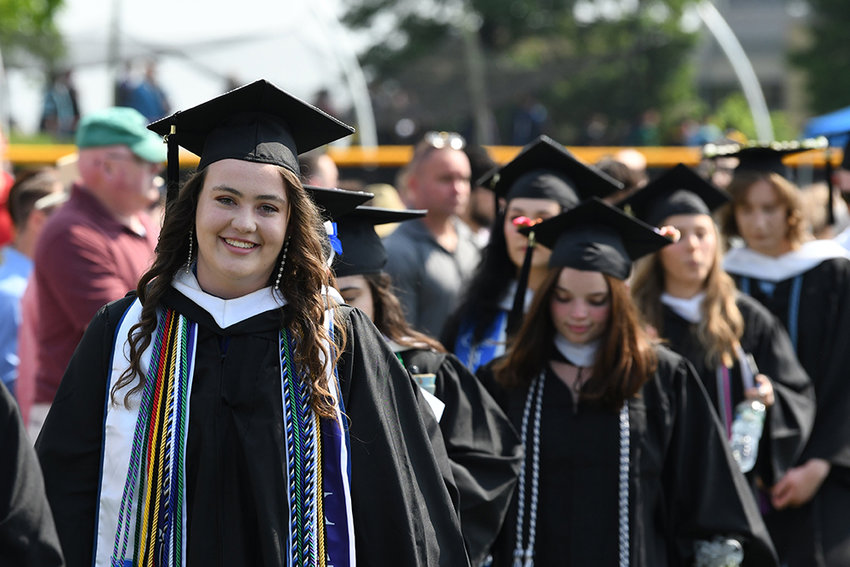 Mount Saint Mary College conferred more than 500 degrees at its 59th annual Commencement on Saturday, May 21.
