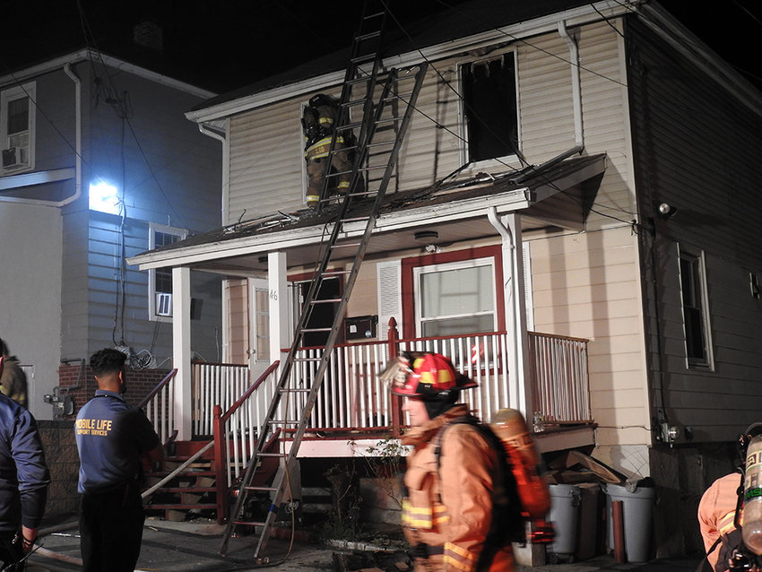 City of Newburgh Firefighters responded to a structure fire, last week, at 46 Wilkins Street.