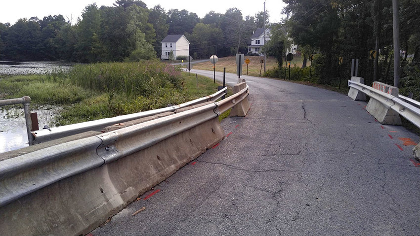 New concrete barriers and guardrails were installed to make the bridge safer.