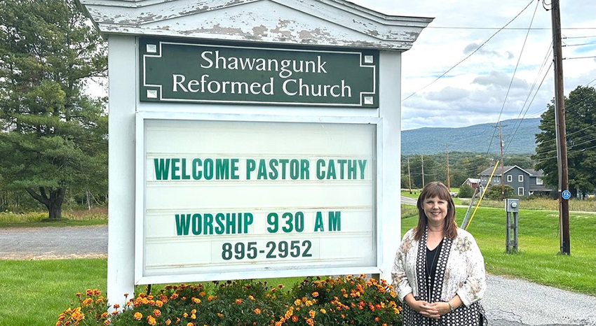 Cathy Bruce is the new pastor of the Shawangunk Reformed Church.
