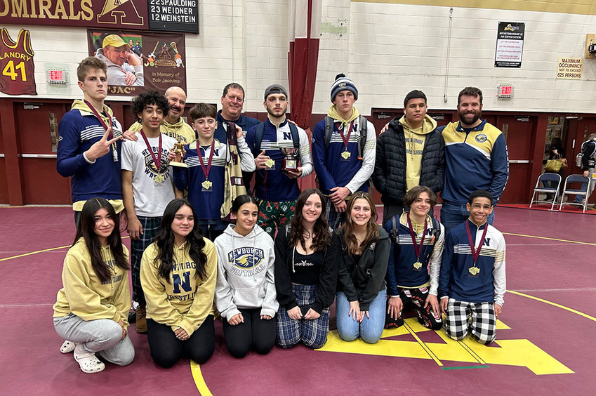 The Newburgh Free Academy wrestling team finished third last week at the Mid-Hudson Tournament at Arlington High School.