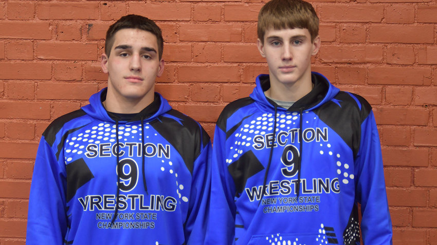 Pine Bush&rsquo;s Braydon and Logan Pennell will represent Section 9 at the New York State Public High School Athletic Association Division I wrestling championships Friday and Saturday at the MVP Arena in Albany.