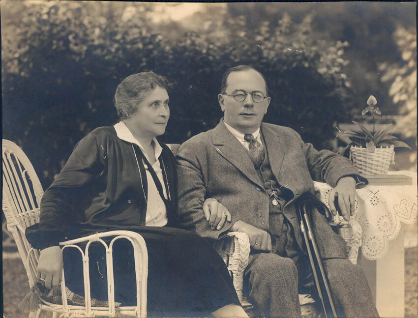 Julius Schmid and his wife, Elizabeth Schmid.