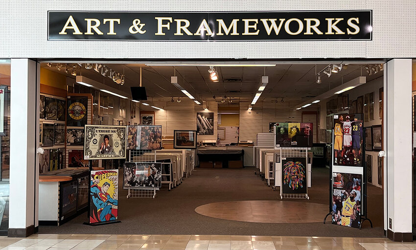 The Art &amp; Frameworks storefront will be renovated into the new library extension.