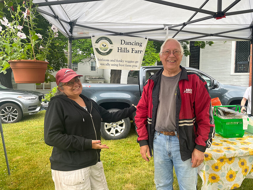 Christine Seger and Pastor Jim O&rsquo;Connell are two weekly vendors at the Walden&rsquo;s Farmers Market. They sell mixed produce, plants and more.
