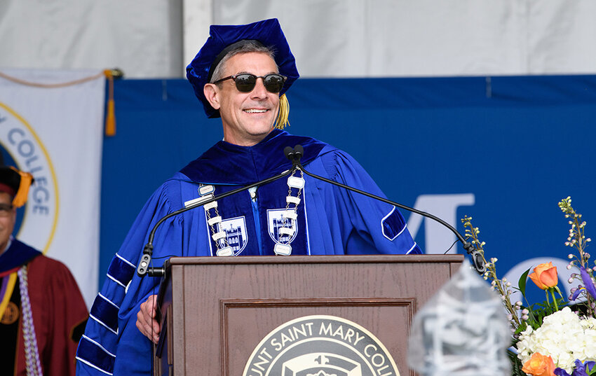 Mount Saint Mary College&rsquo;s 60th Annual Commencement Ceremony on May 20, 2023..Mount Saint Mary College, spring, commencement, ceremony