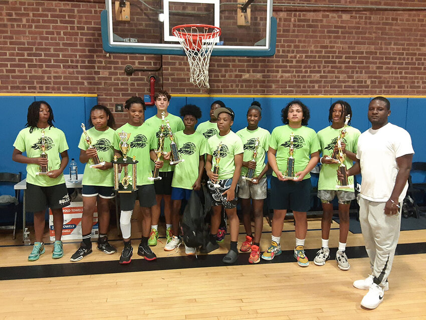 Lime Green won the 12-14 championship in the All-Citywide Summer League at the Newburgh Armory and Unity Center on Aug. 15.