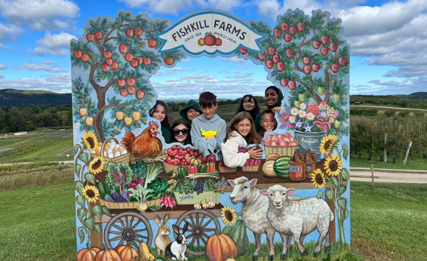 Students from Canterbury Brook Academy of the Arts explored the Hudson Valley during a field trip to Fishkill Farms.