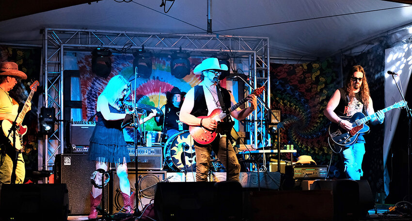 The Stephen Alexander Band performed on county night at Mazzstock