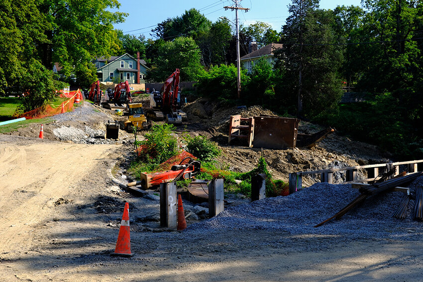 Site work continues on the Tillson/Toc realignment project in Lloyd.