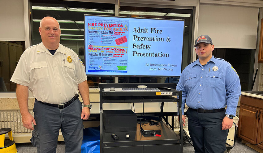 City of Newburgh Fire Department members discussed with the public about various types of fires and causes, statistics associated with those fires and preventative measures on how to prepare or put out those fires. Plans on how to exit the house in case of a fire and how to operate a fire extinguisher were also taught as well. Thank you City of Newburgh Fire Department!