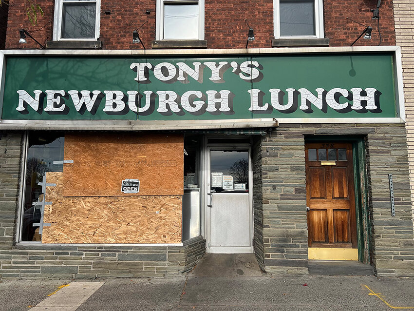 Tony&rsquo;s Newburgh Lunch was vandalized last week.
