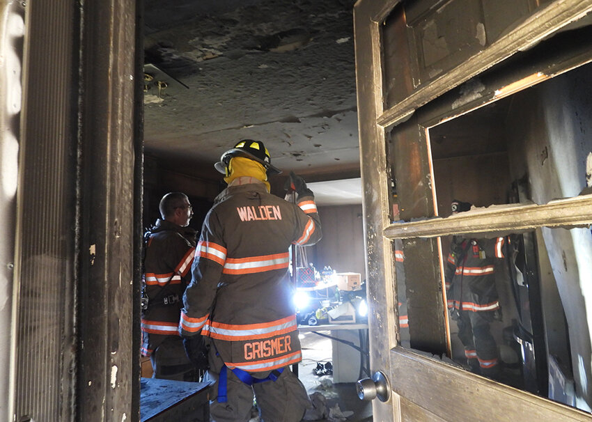 Walden firefighters responded to a kitchen fire last Friday at Round Hill Road.