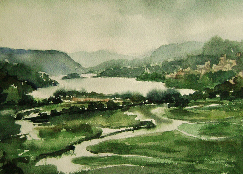 ' Rainy Morning on the Marsh'  by Leslie Waxtel.