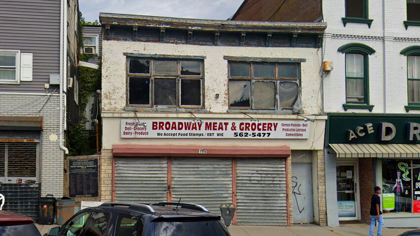 The former Broadway Meat & Grocery may see new life once again with a proposed plan for a new restaurant on the first floor and new units above.