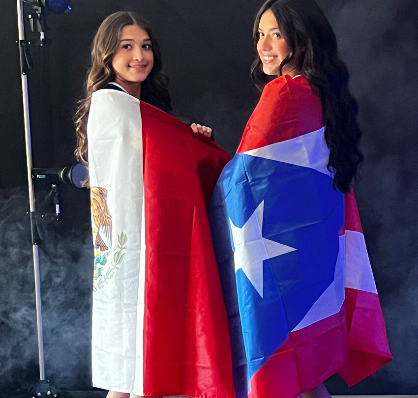 Sisters Ally, left, and Lorena Rivera will compete at the 2024 Women&rsquo;s U20 women&rsquo;s lacrosse championships in Hong Kong in August. Ally will represent Mexico and Lorena will represent Puerto Rico.