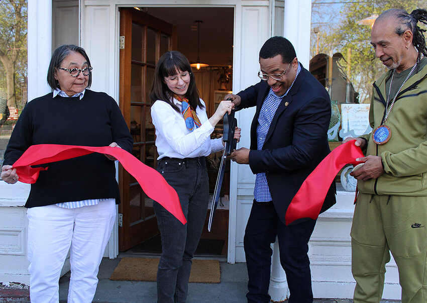 The City of Newburgh officially welcomes Sub Rosa, owned by Allison 
Cannarsa-Barr, to Liberty Street with a celebratory ribbon-cutting ceremony.