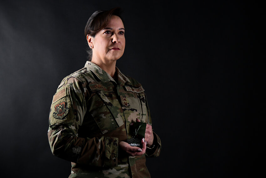 U.S. Air National Guard Chief Master Sgt. Patricia Pullar