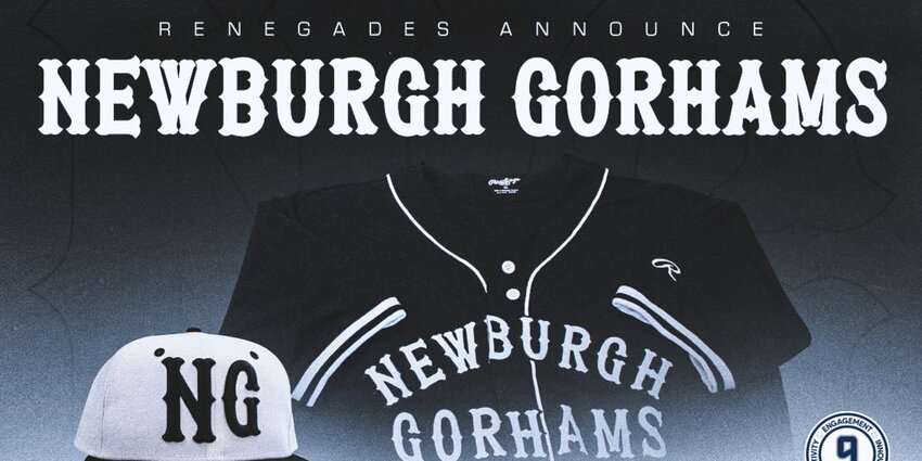 The Renegades will wear special Gorhams caps and jerseys during the game.