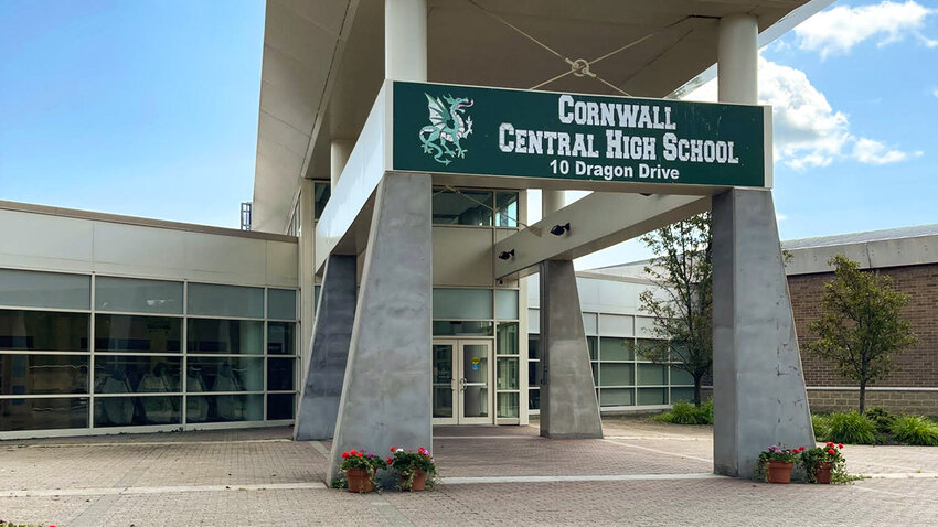 The front doors of Cornwall Central High School aren’t being opened all that often right now, but just over a month from now students will return to school.
