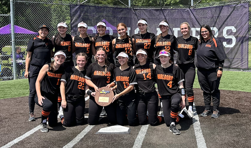 The Marlboro softball team, which won a state championship,  was one of 19 Iron Duke teams to be named a scholar-athlete team, helping the school be named a School of Excellence by the NYSPHSAA.