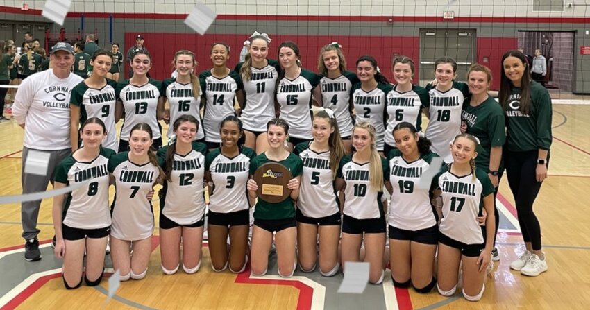 Photo courtesy Cornwall Athletics 
The Cornwall volleyball team is looking to win its 20th straight Section 9 championship this season. Last year, they finished 17-2 and were third in the New York State Public High School Athletic Association.