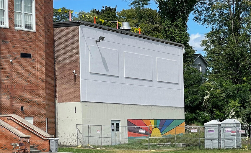 Work on the Highland Intermediate School roof caused a small fire on opening day.