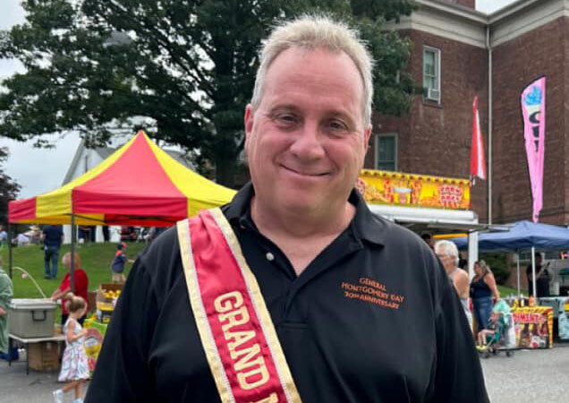 Buddy Nelson at the village’s 2023 General Montgomery Day, serving as the event’s Grand Marshal.