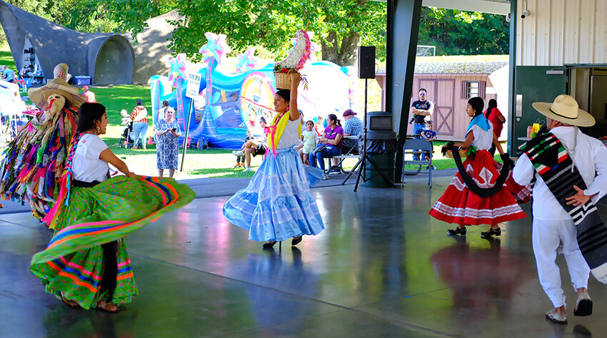 Members of the Grupo Folklorico De Poughkeepsie performed dances from Oaxaca in southern Mexico.