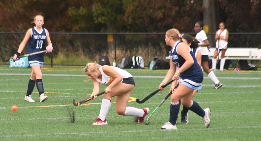 MHAL field hockey game at Alumni Field at Pine Bush High School.